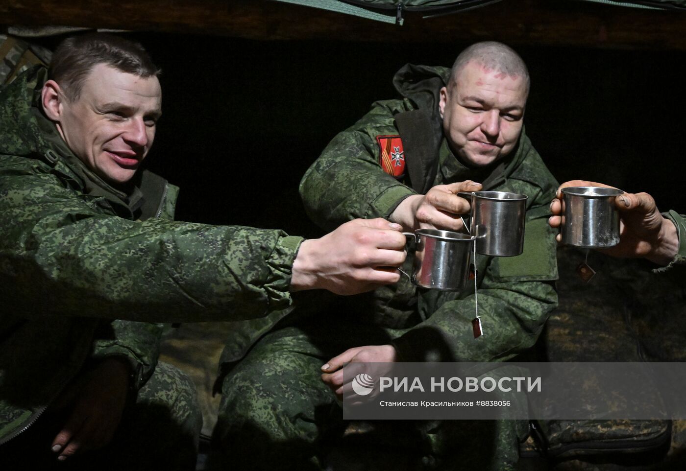 Новогодняя ночь в штурмовом подразделении ЦВО на Красноармейском направлении