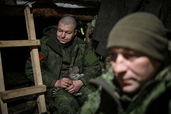 Новогодняя ночь в штурмовом подразделении ЦВО на Красноармейском направлении