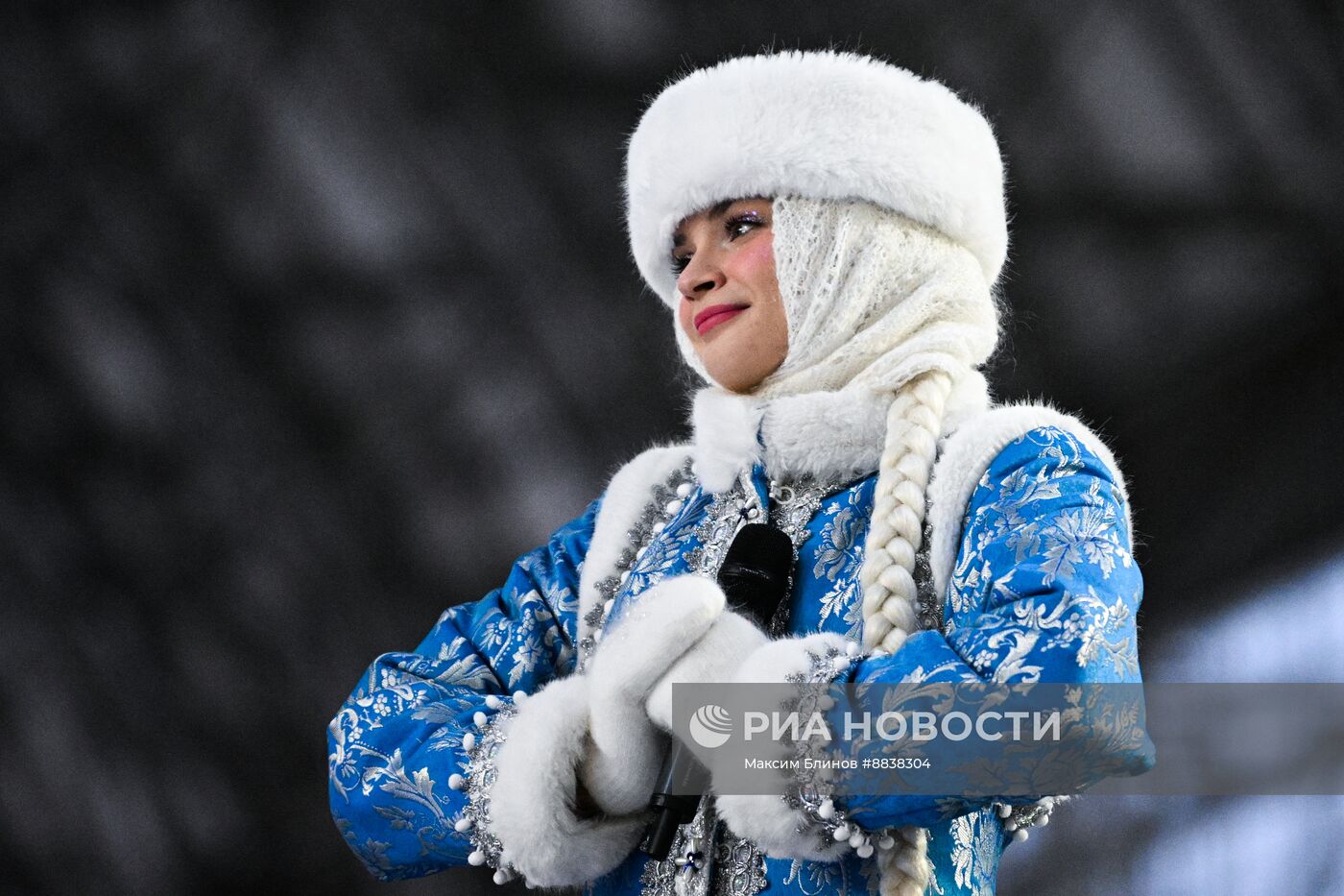 Прибытие поезда Деда Мороза в Москву