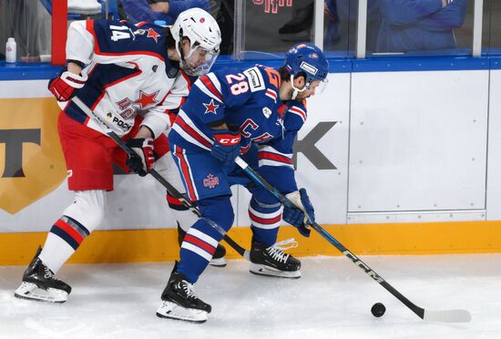 Хоккей. КХЛ. Матч СКА - ЦСКА