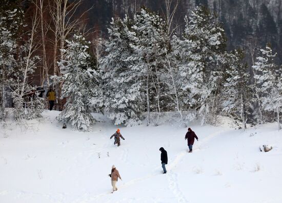 Зима в Сибири