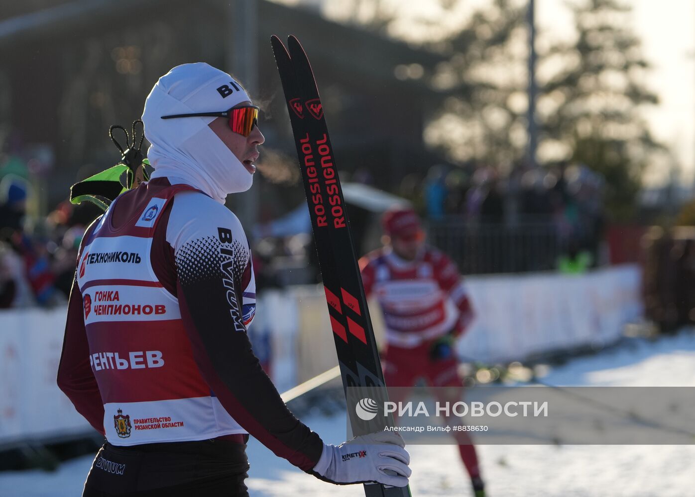 Забег лучших лыжников и биатлонистов "Гонка чемпионов". День первый