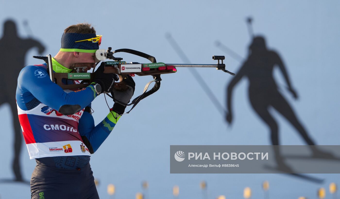 Забег лучших лыжников и биатлонистов "Гонка чемпионов". День первый