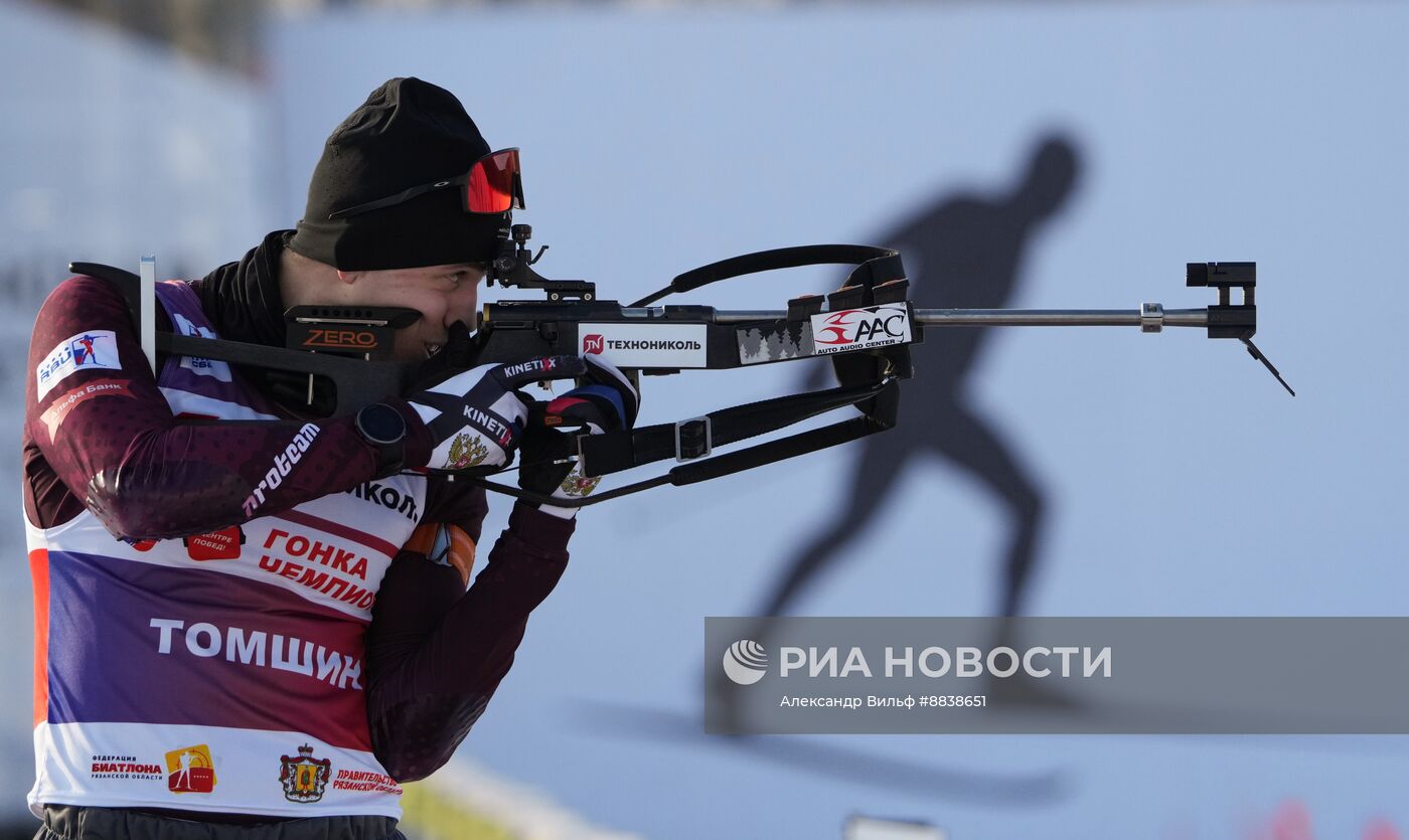 Забег лучших лыжников и биатлонистов "Гонка чемпионов". День первый