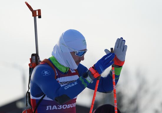 Забег лучших лыжников и биатлонистов "Гонка чемпионов". День первый