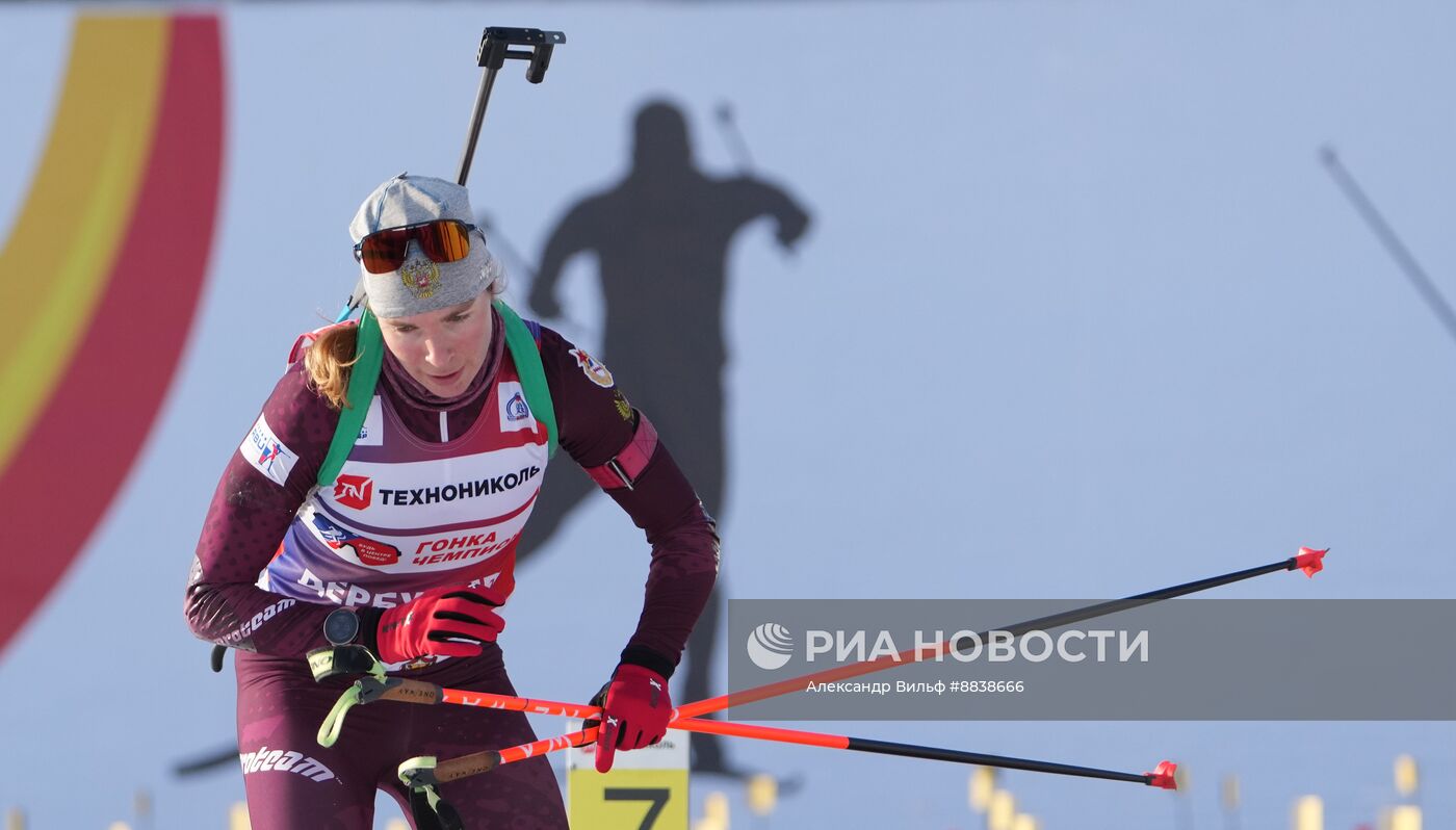 Забег лучших лыжников и биатлонистов "Гонка чемпионов". День первый