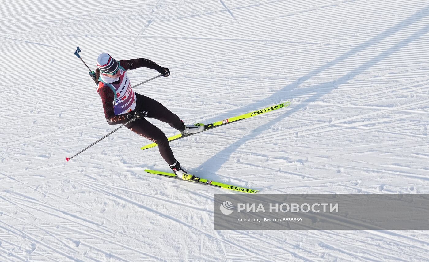 Забег лучших лыжников и биатлонистов "Гонка чемпионов". День первый