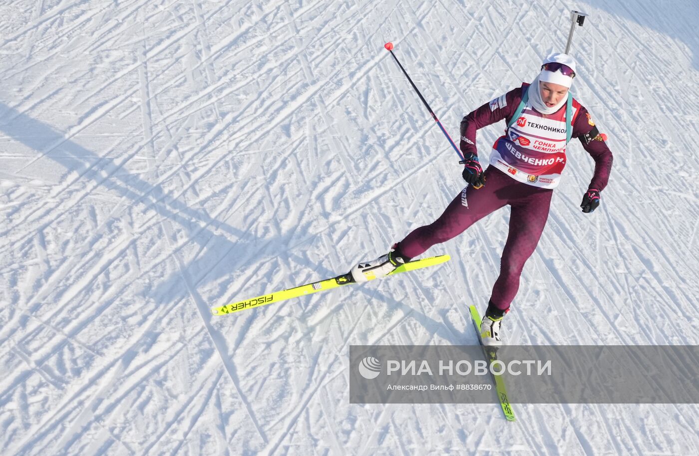 Забег лучших лыжников и биатлонистов "Гонка чемпионов". День первый