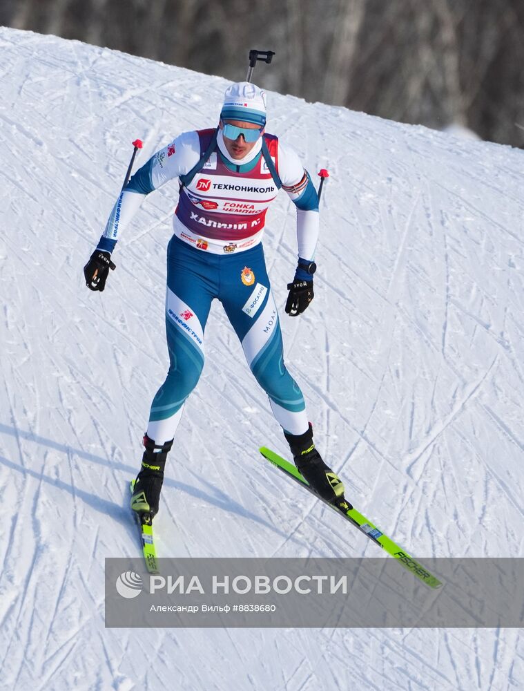 Забег лучших лыжников и биатлонистов "Гонка чемпионов". День первый