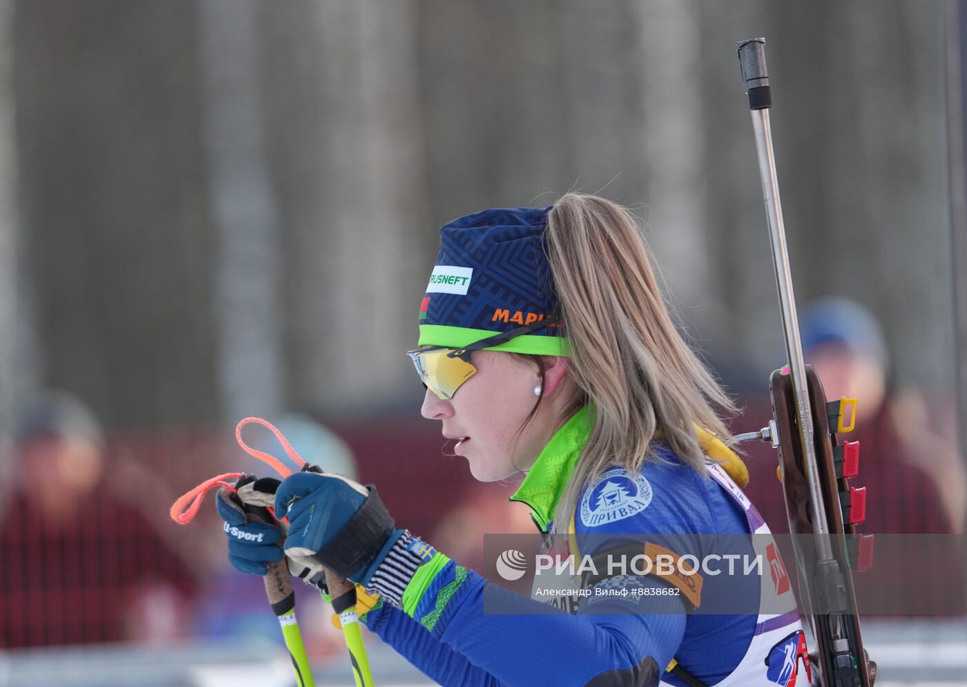 Забег лучших лыжников и биатлонистов "Гонка чемпионов". День первый