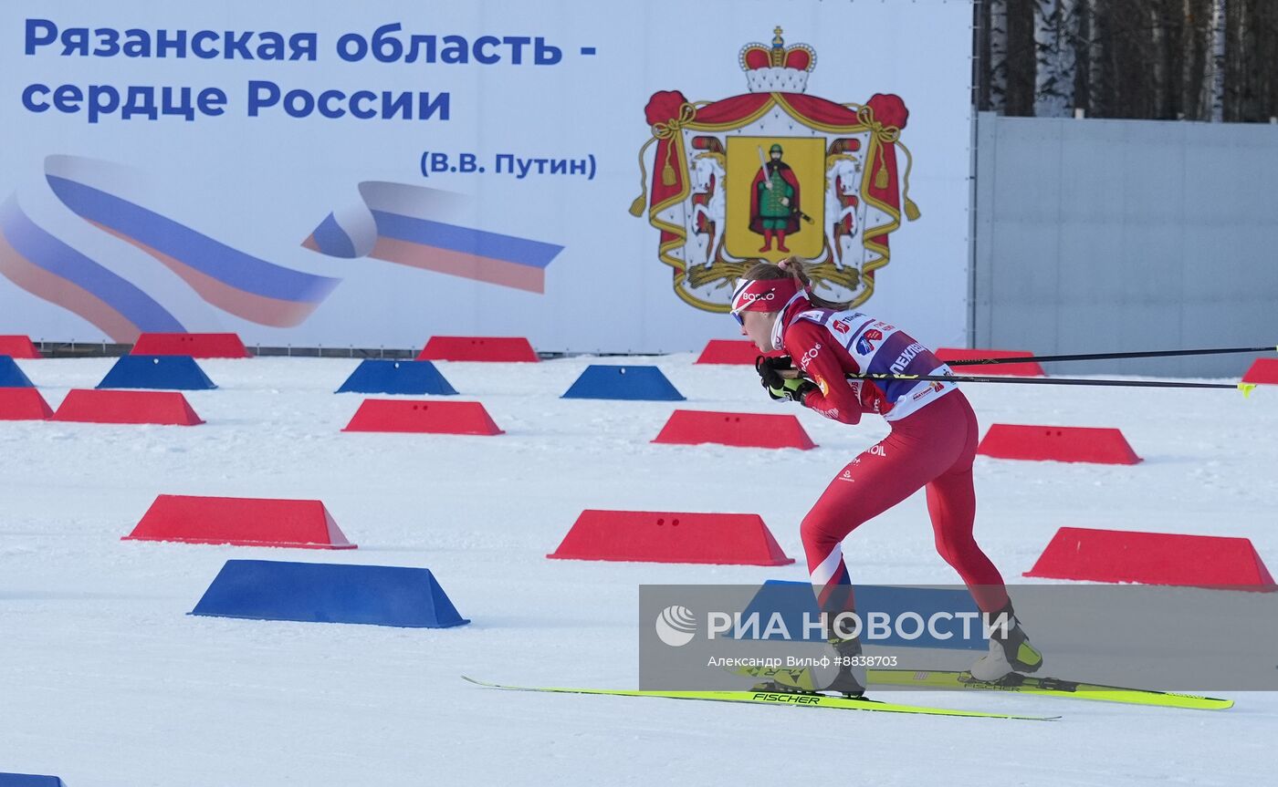 Забег лучших лыжников и биатлонистов "Гонка чемпионов". День первый