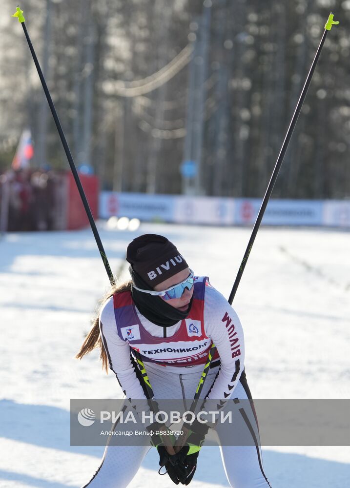 Забег лучших лыжников и биатлонистов "Гонка чемпионов". День первый