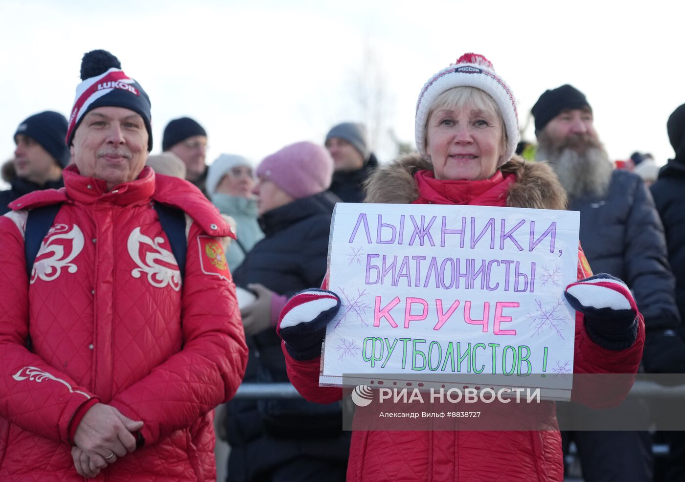 Забег лучших лыжников и биатлонистов "Гонка чемпионов". День первый