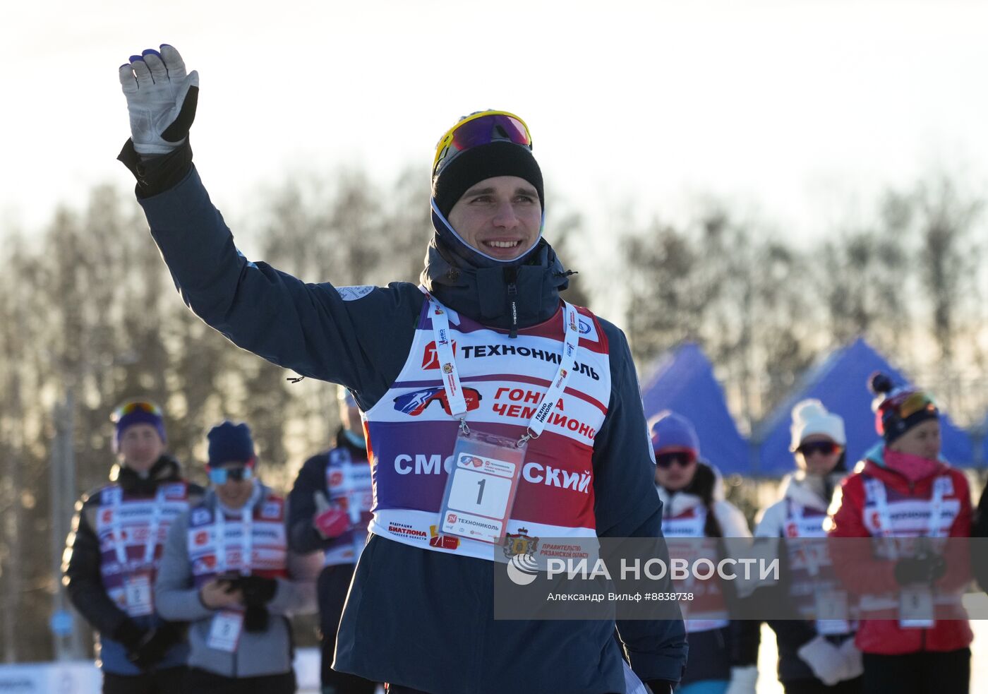 Забег лучших лыжников и биатлонистов "Гонка чемпионов". День первый