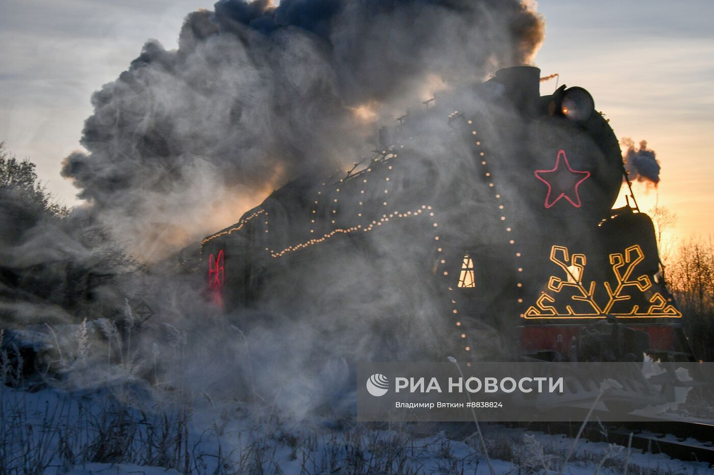 Ретропоезд "Рускеальский экспресс"