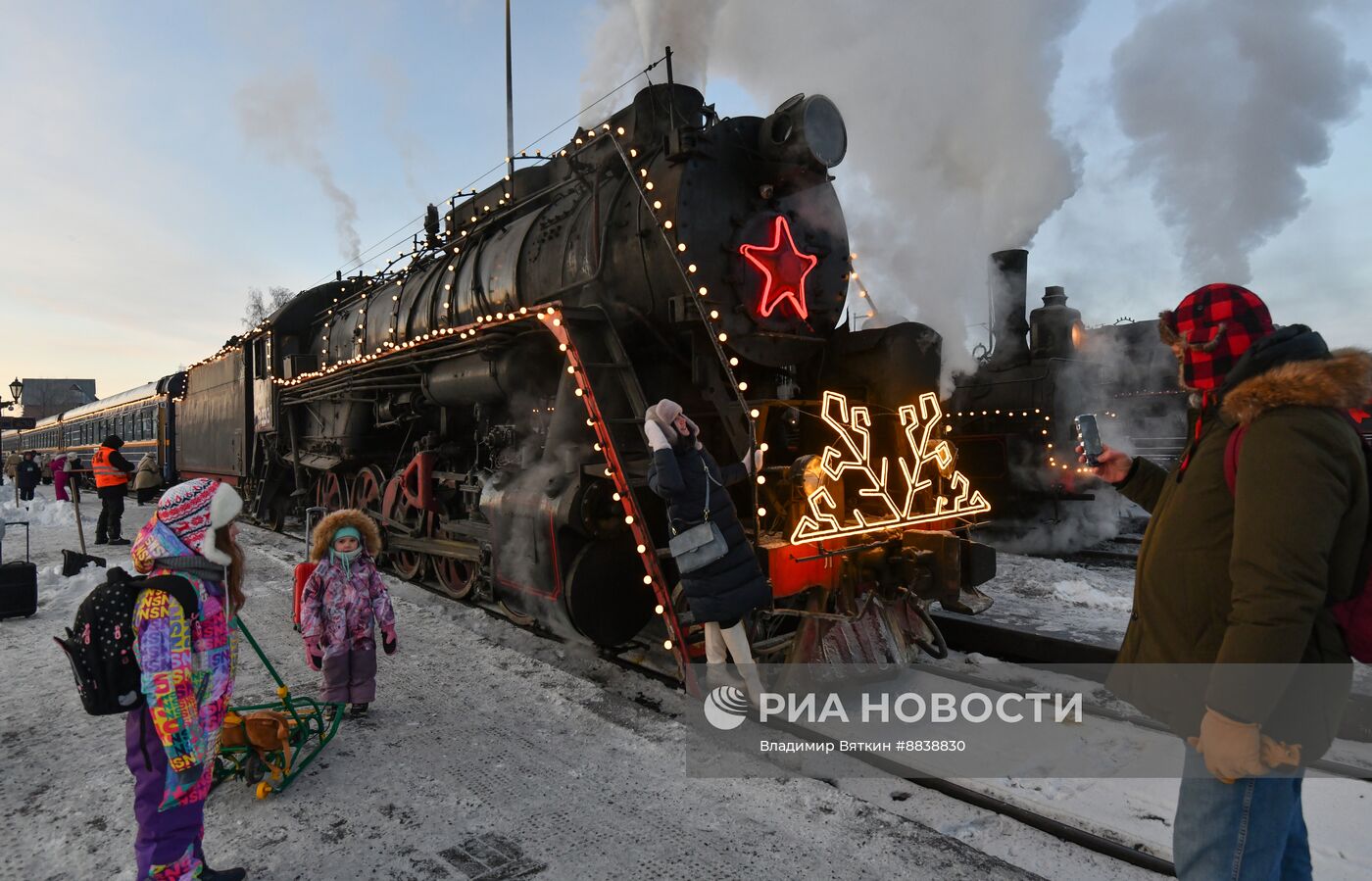 Ретропоезд "Рускеальский экспресс"