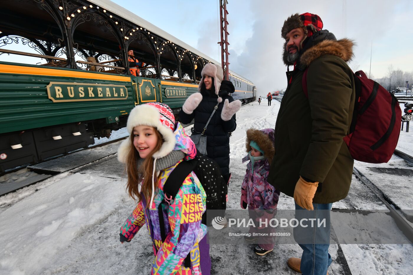 Ретропоезд "Рускеальский экспресс"