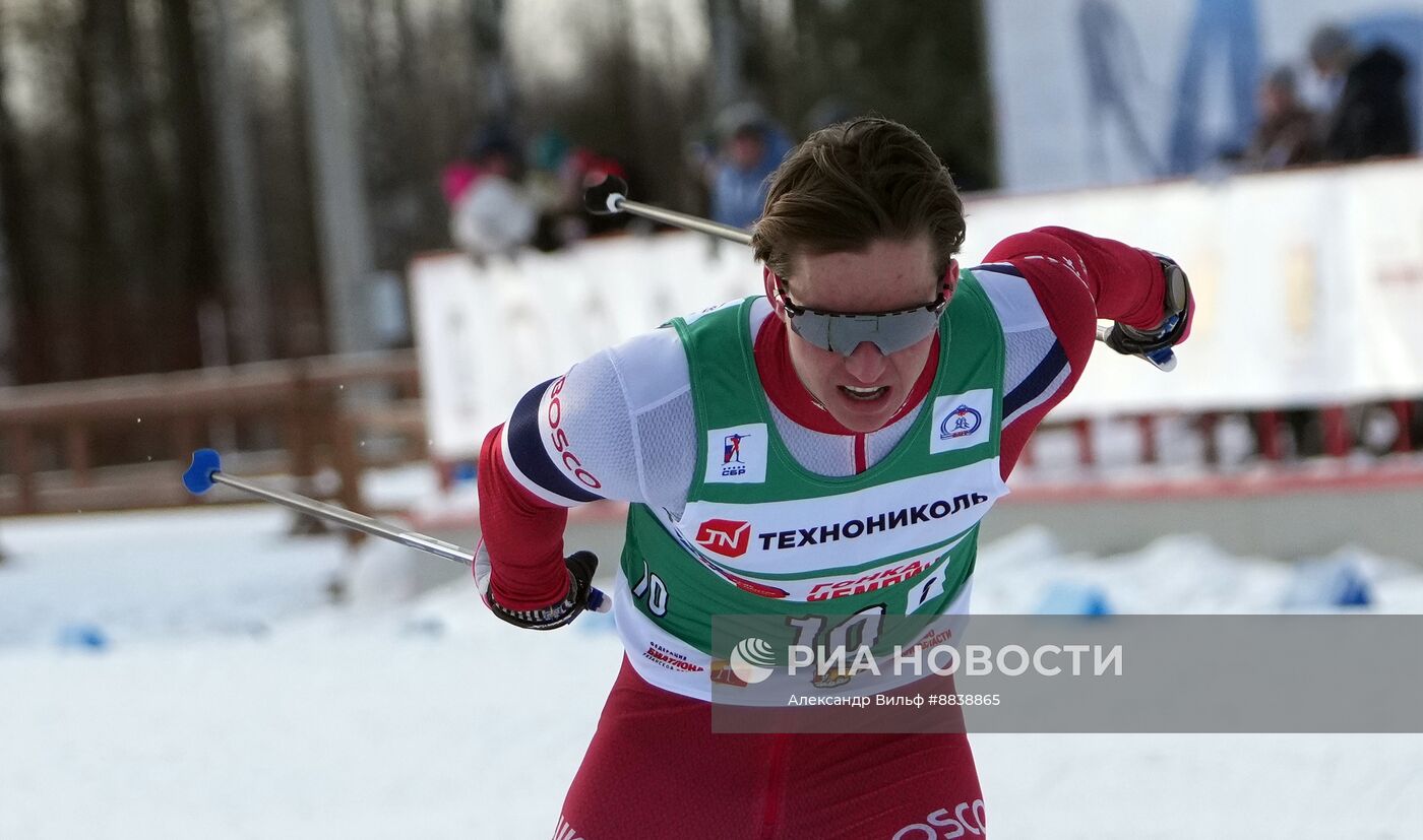 Забег лучших лыжников и биатлонистов "Гонка чемпионов". День второй. Эстафета