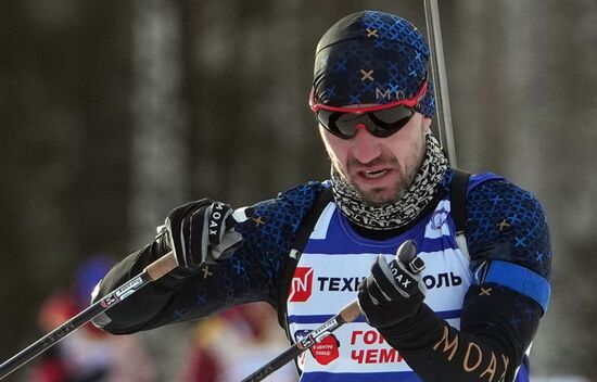 Забег лучших лыжников и биатлонистов "Гонка чемпионов". День второй. Эстафета