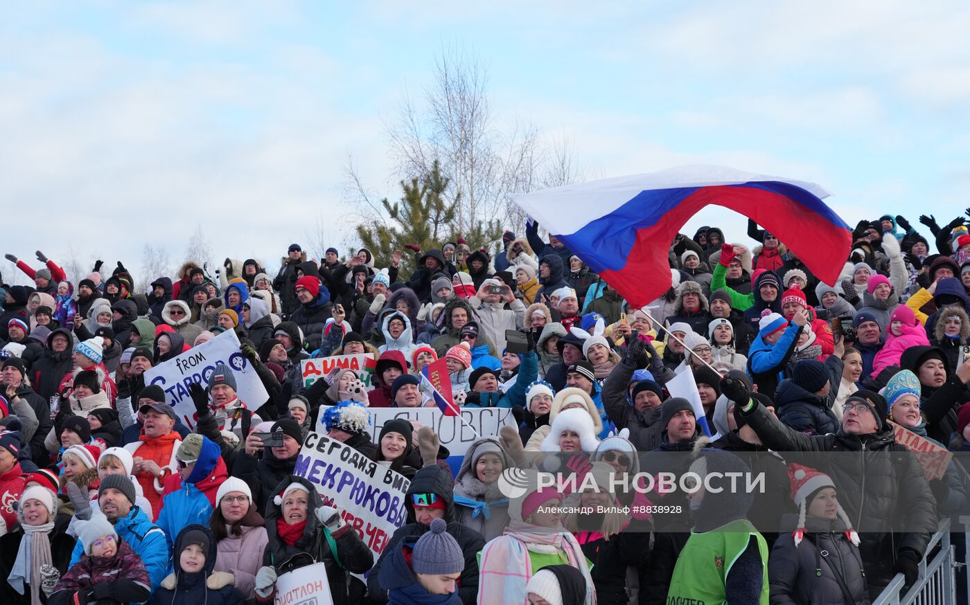 Забег лучших лыжников и биатлонистов "Гонка чемпионов". День второй. Эстафета