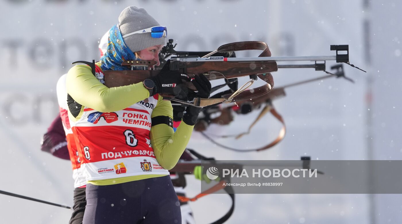 Забег лучших лыжников и биатлонистов "Гонка чемпионов". День второй. Эстафета