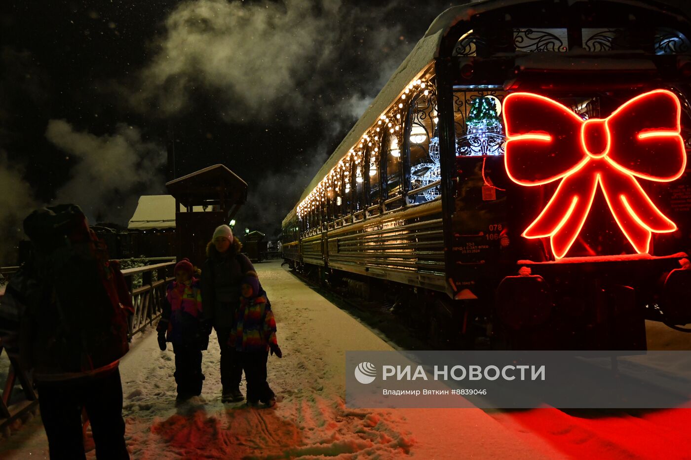 Ретропоезд "Рускеальский экспресс"