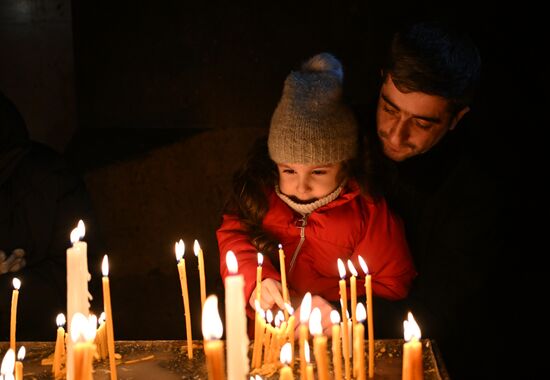 Празднование Рождества в Армении