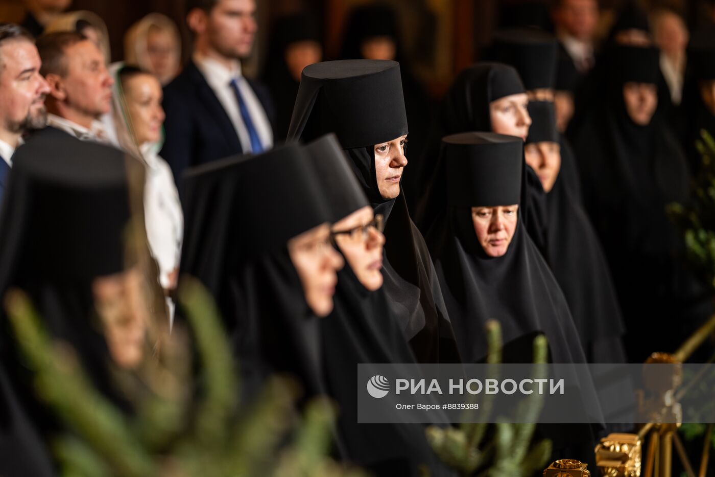 Празднование Рождества Христова в Москве