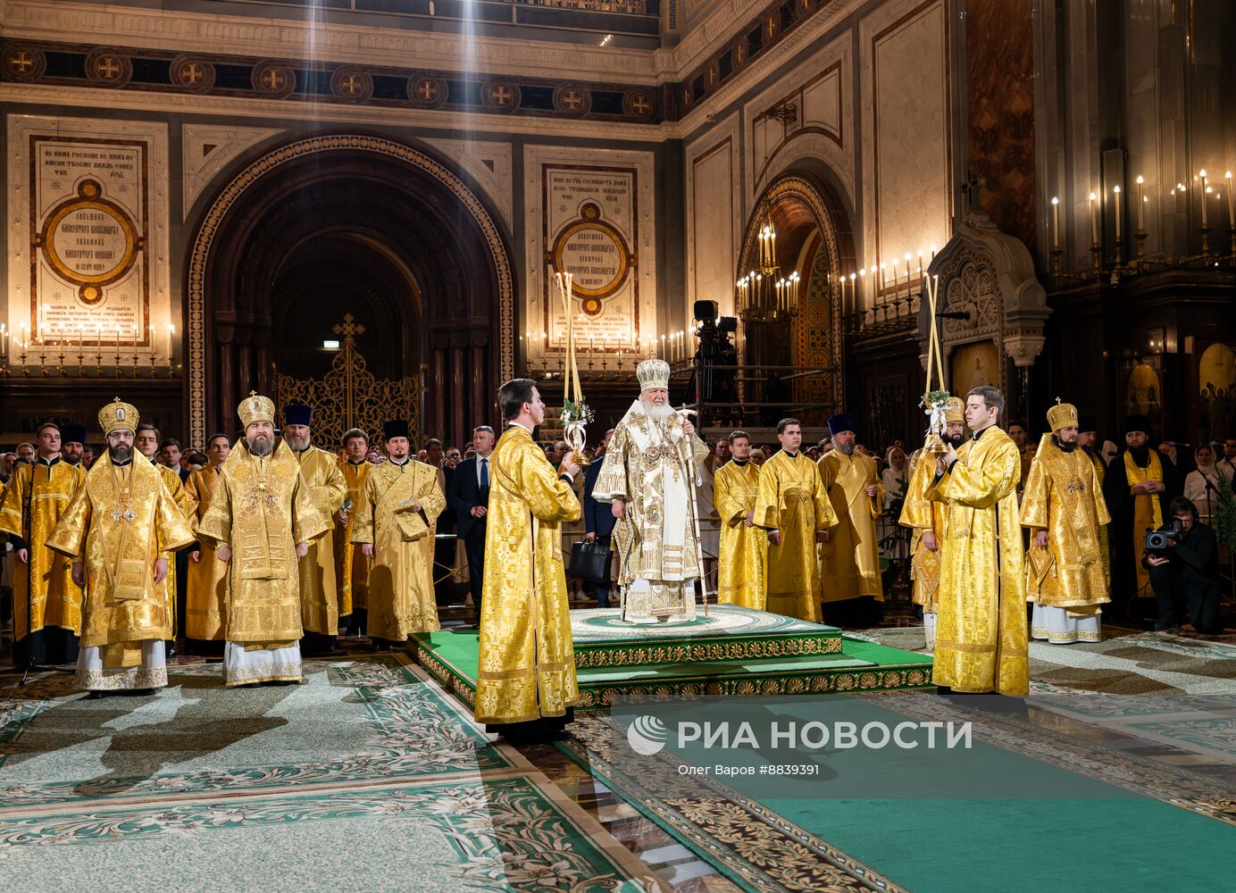 Празднование Рождества Христова в Москве