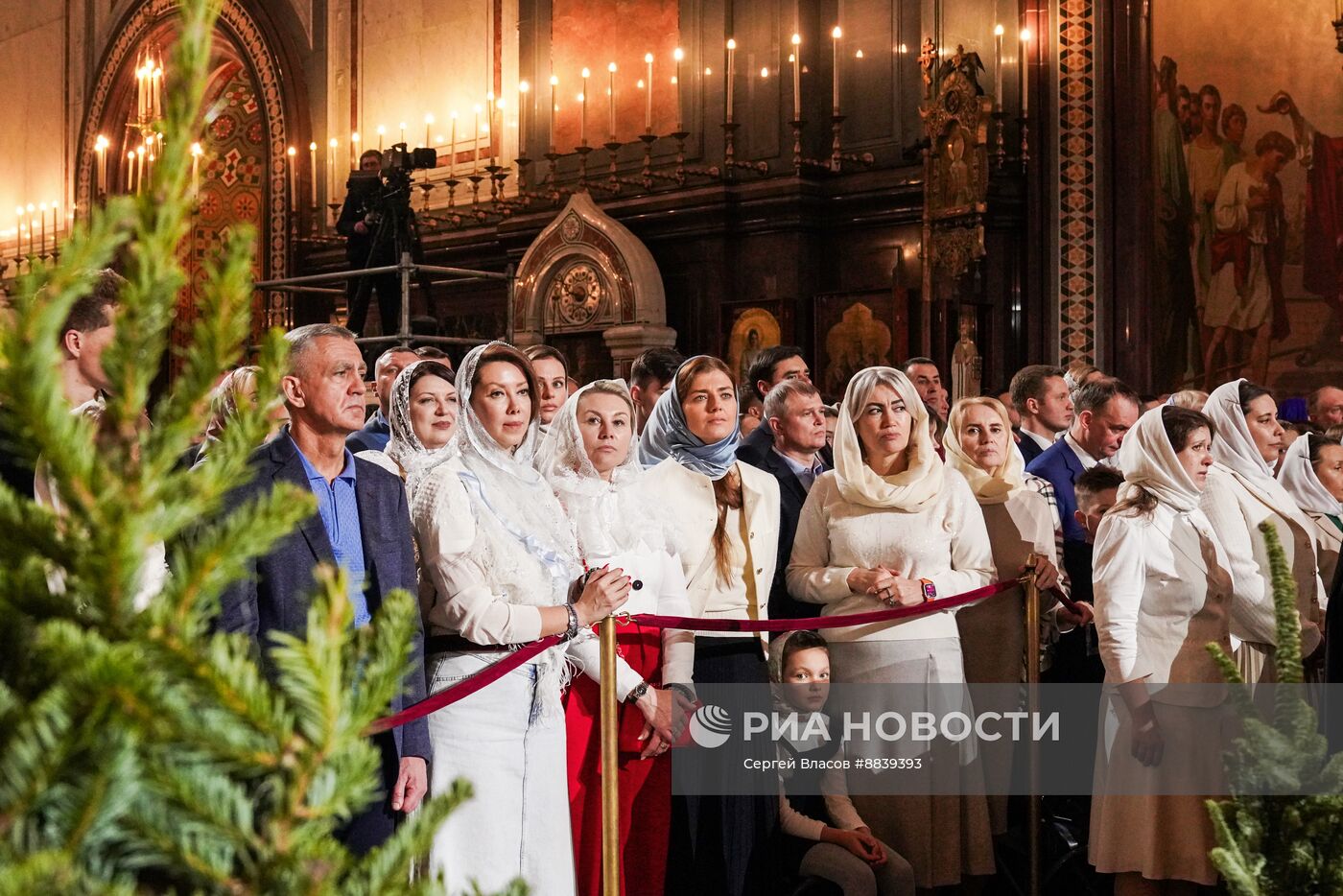 Празднование Рождества Христова в Москве