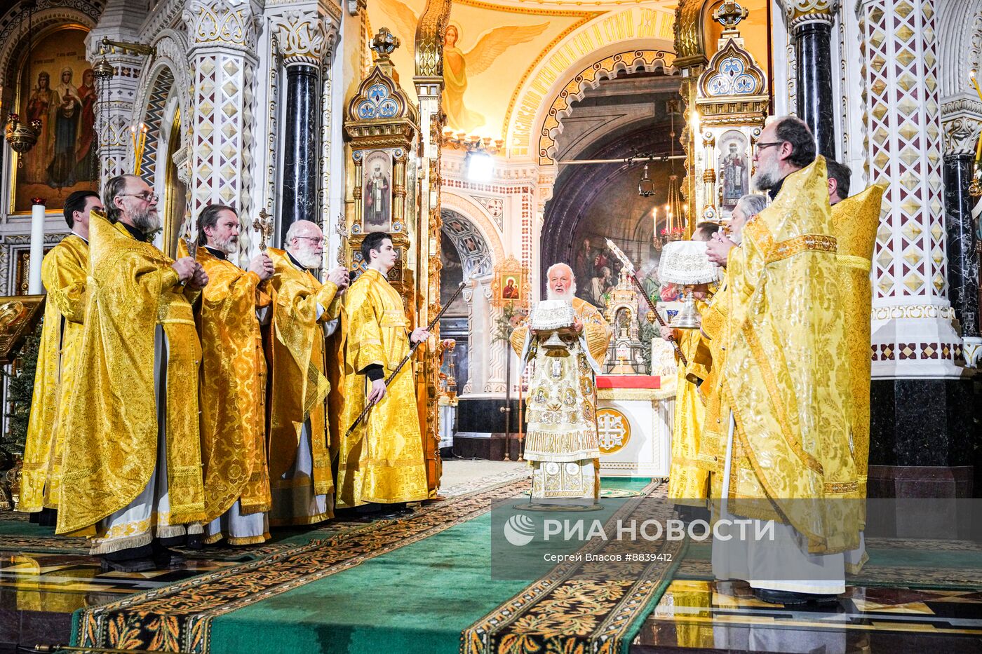 Празднование Рождества Христова в Москве