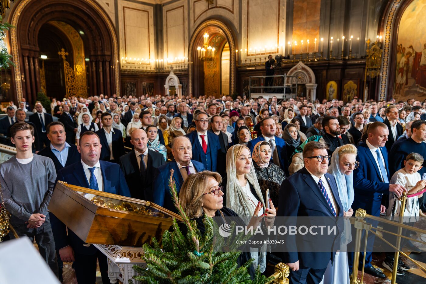 Празднование Рождества Христова в Москве