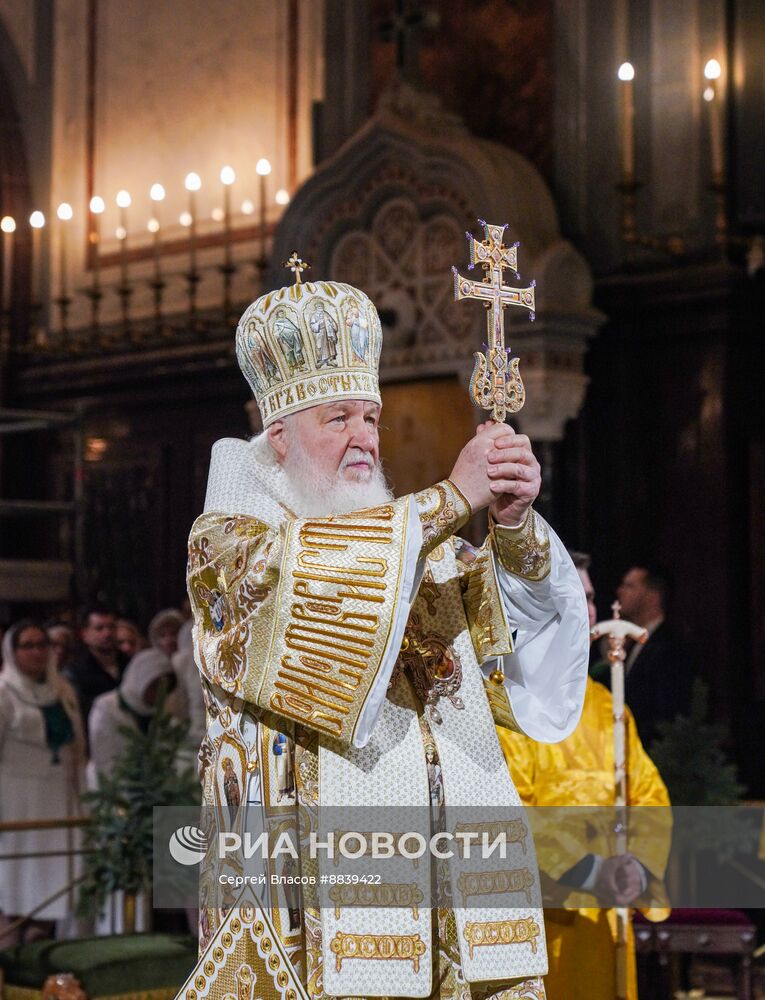 Празднование Рождества Христова в Москве