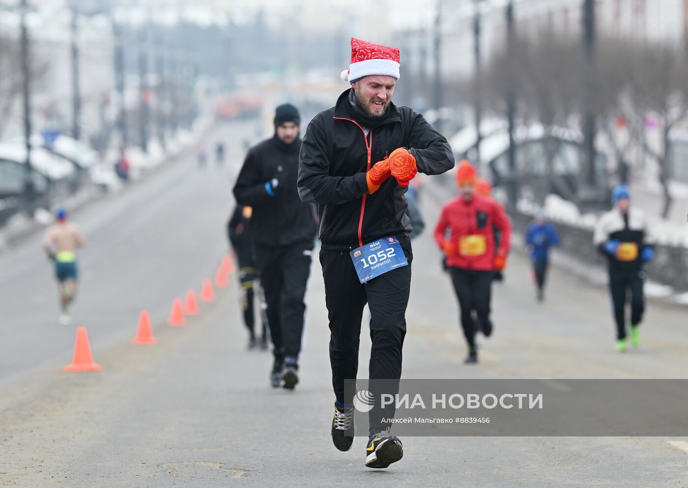 Рождественский полумарафон в Омске