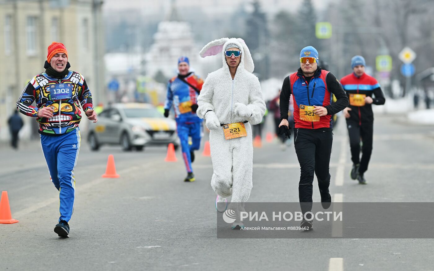 Рождественский полумарафон в Омске