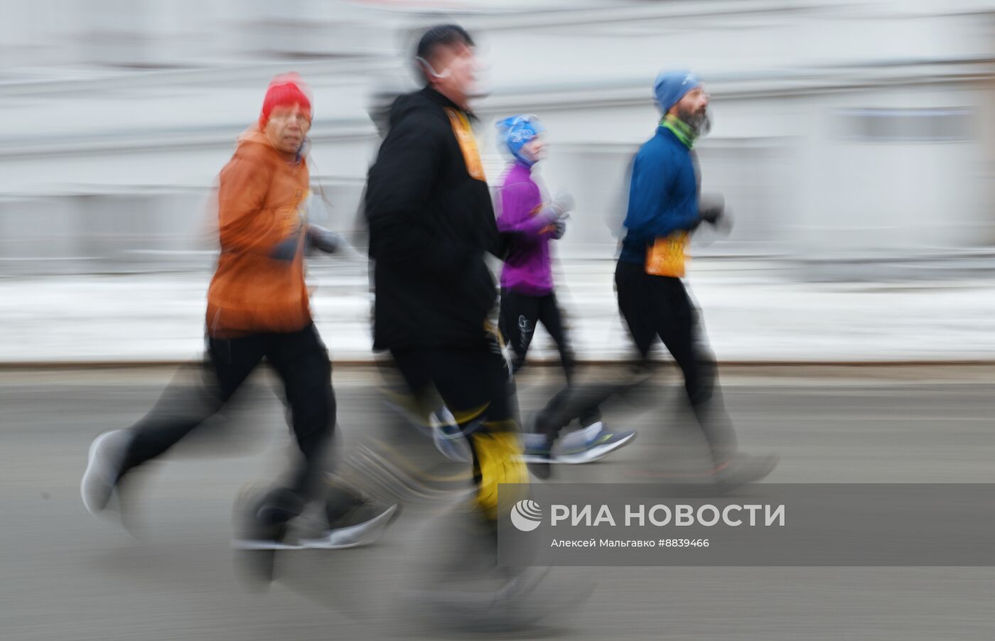 Рождественский полумарафон в Омске