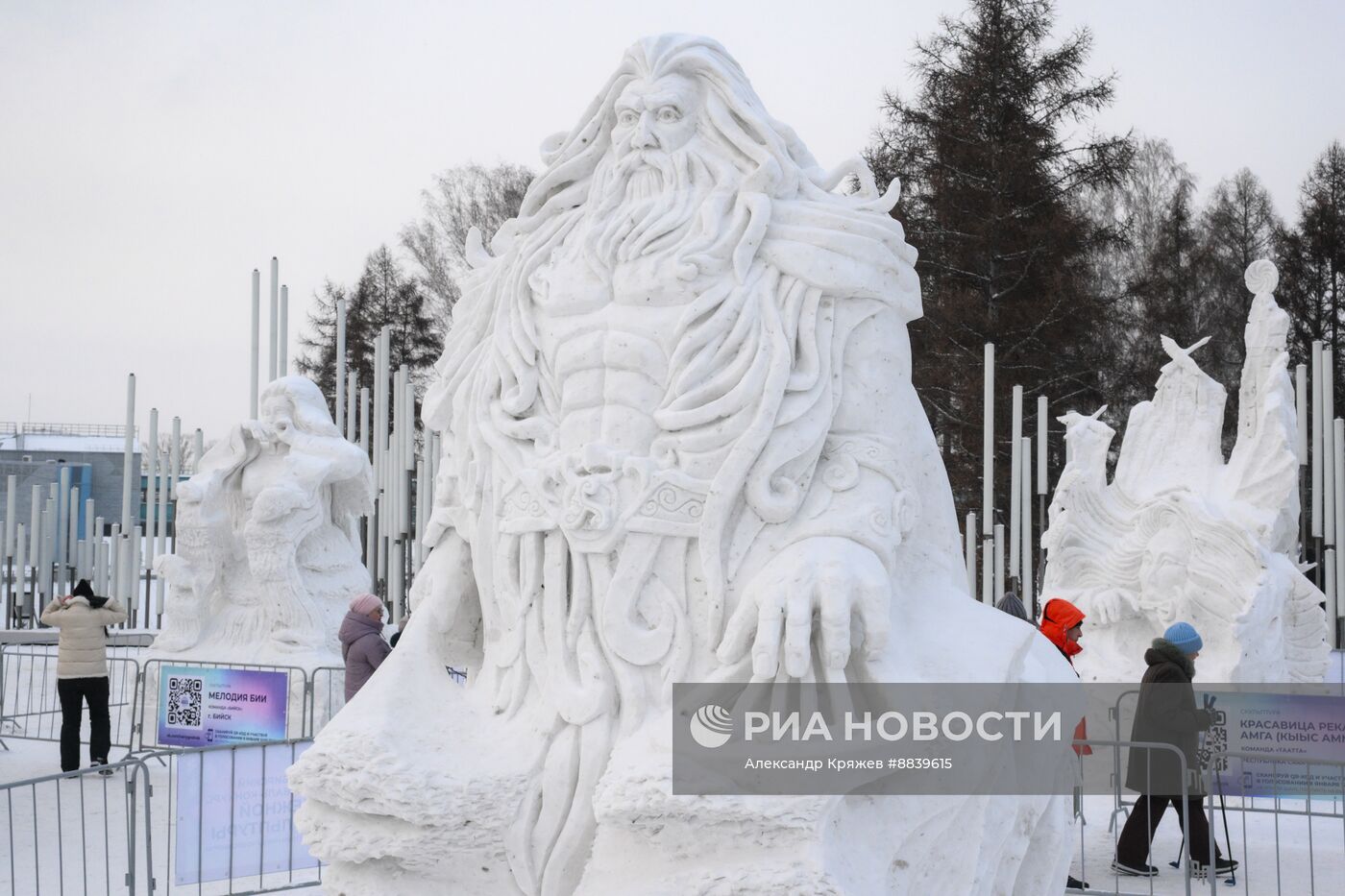 Сибирский конкурс снежной скульптуры