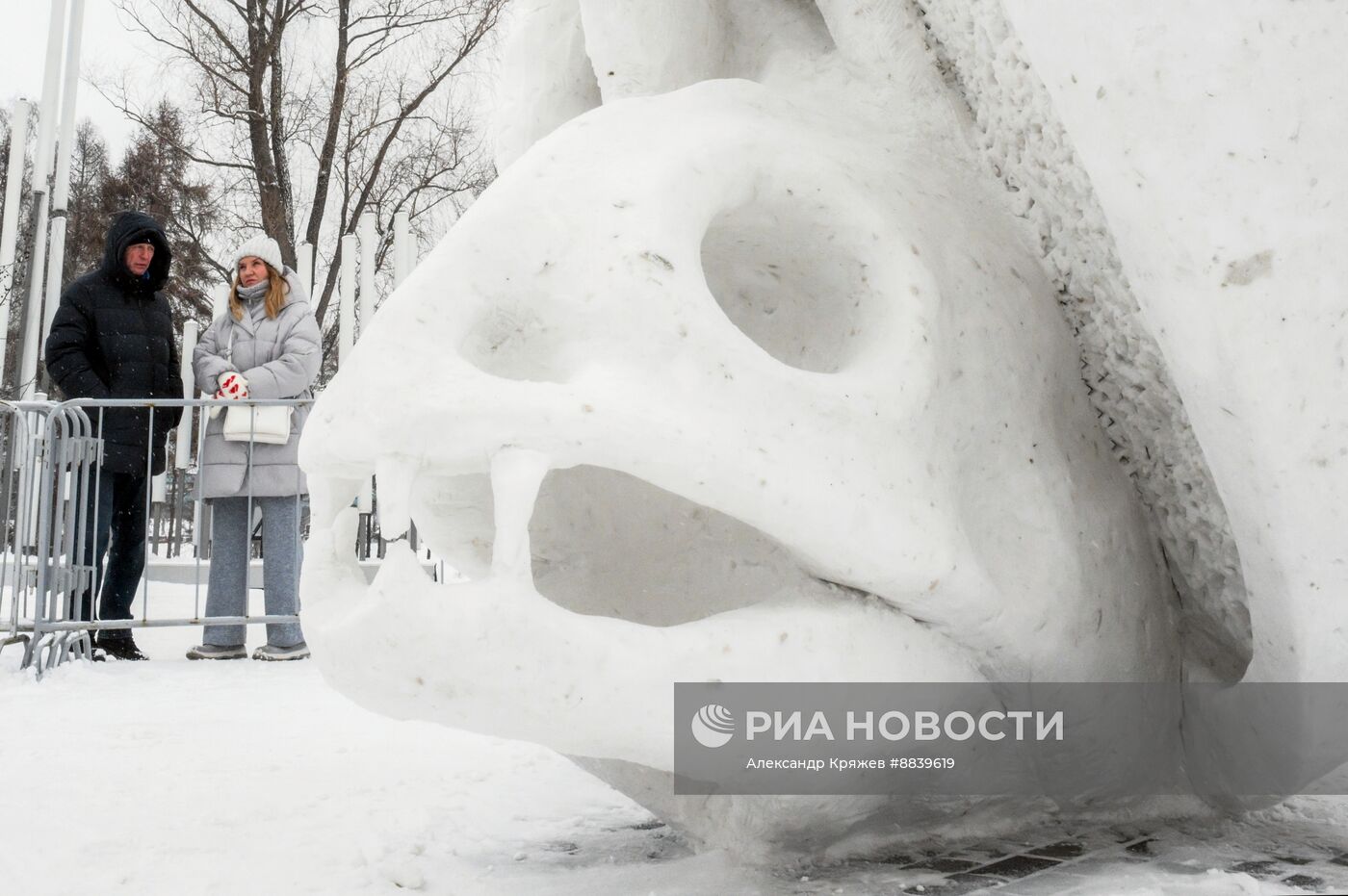 Сибирский конкурс снежной скульптуры