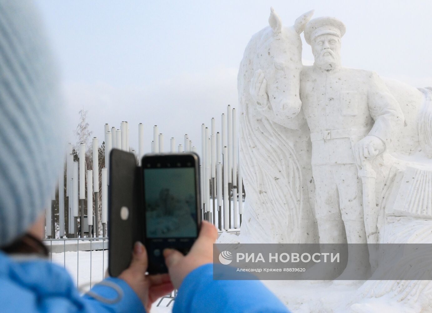 Сибирский конкурс снежной скульптуры