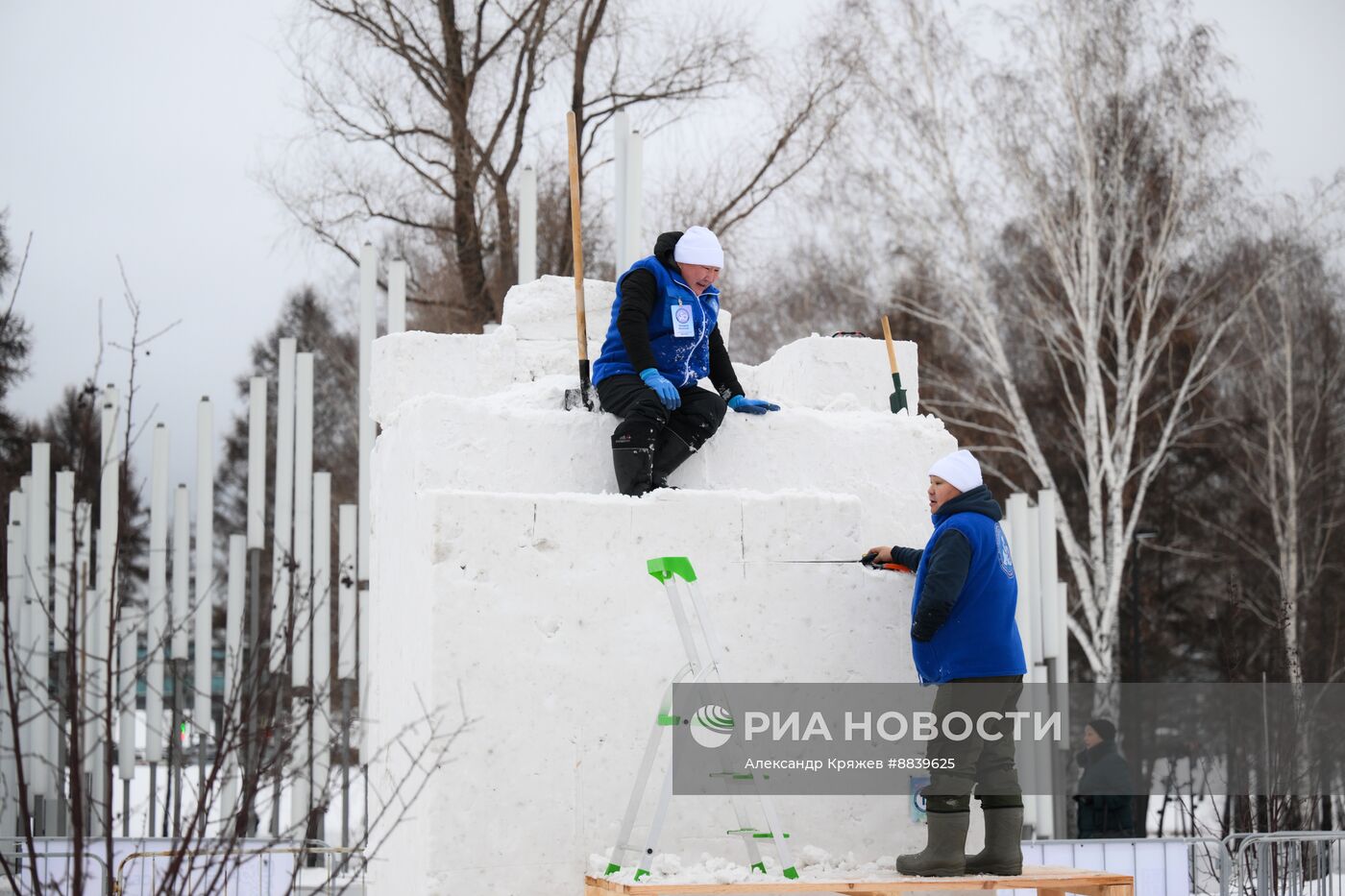 Сибирский конкурс снежной скульптуры