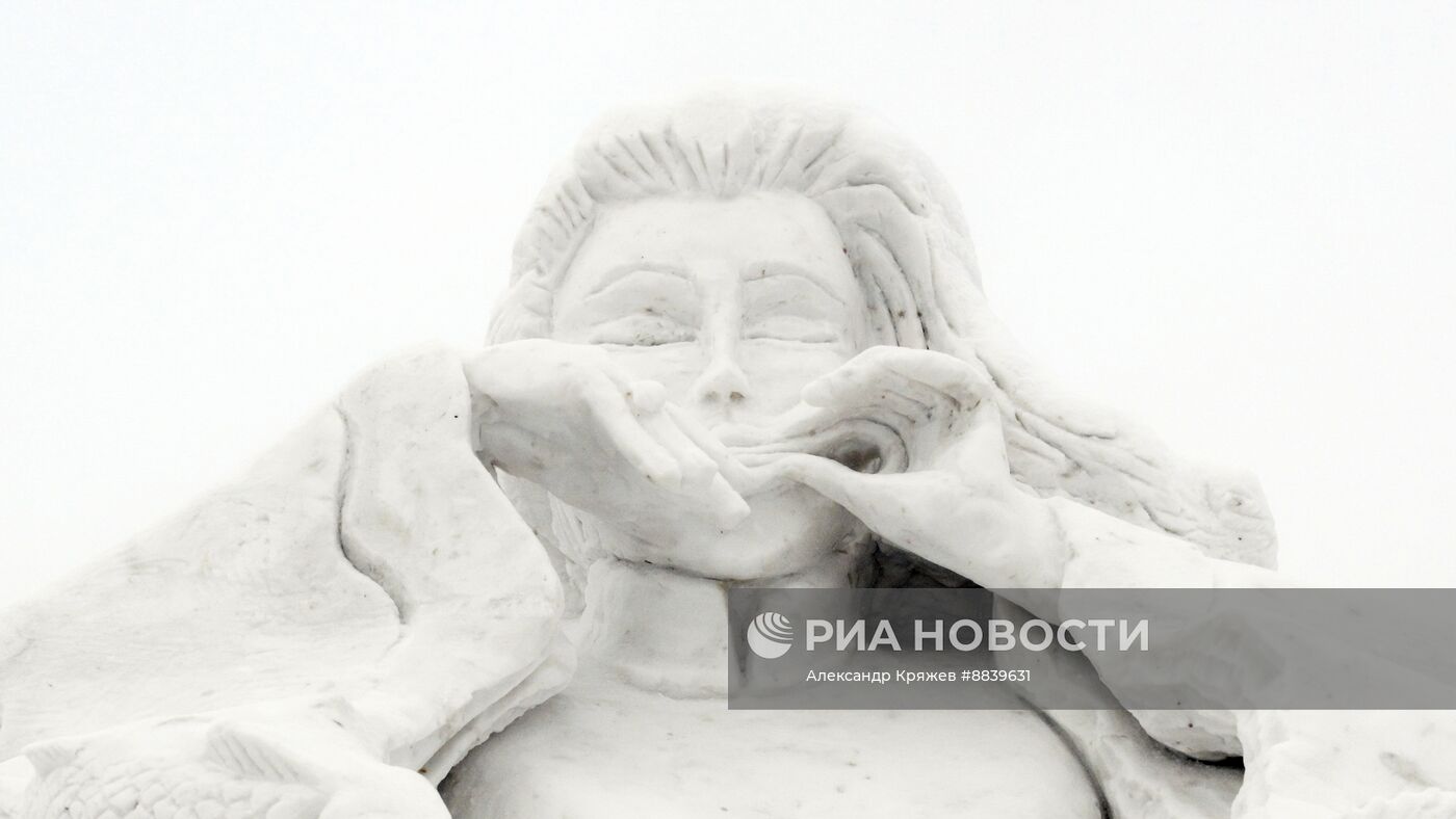 Сибирский конкурс снежной скульптуры
