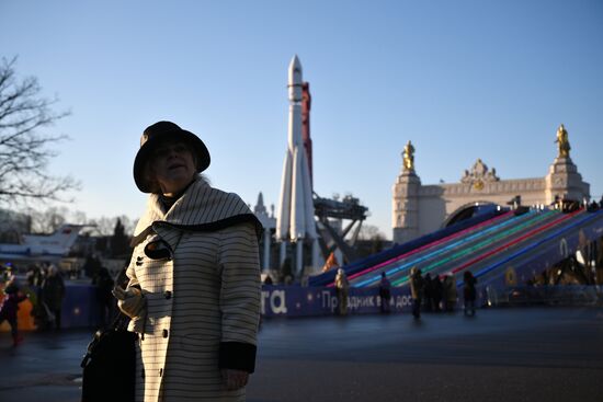 Теплая погода в Москве