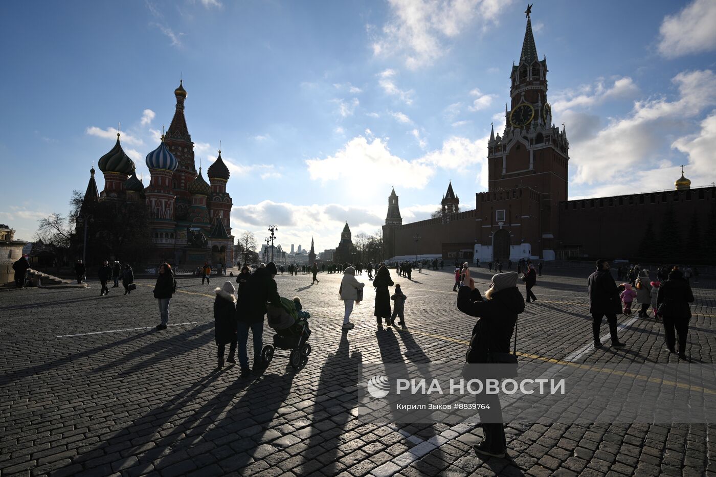 Теплая погода в Москве