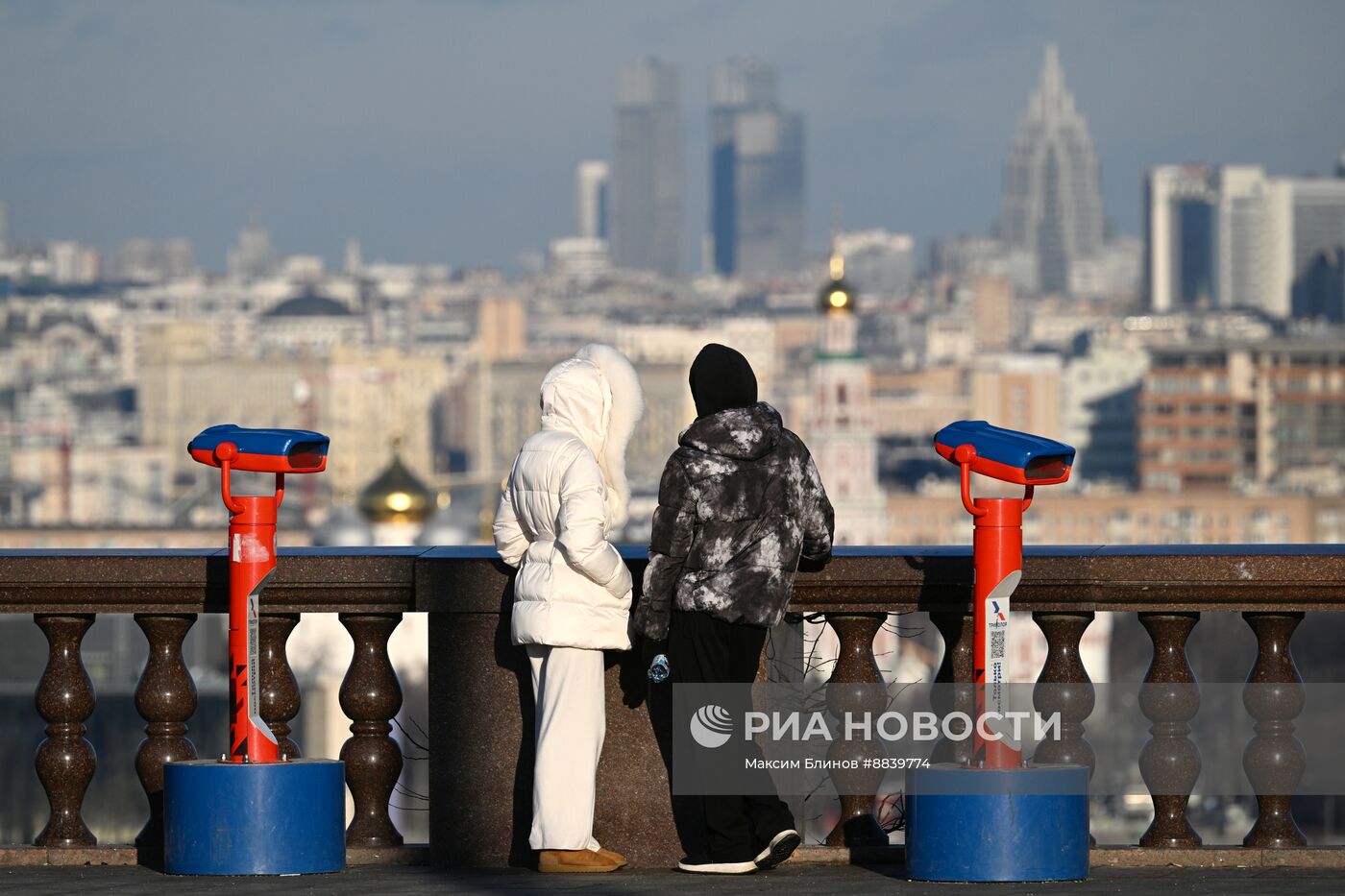 Теплая погода в Москве