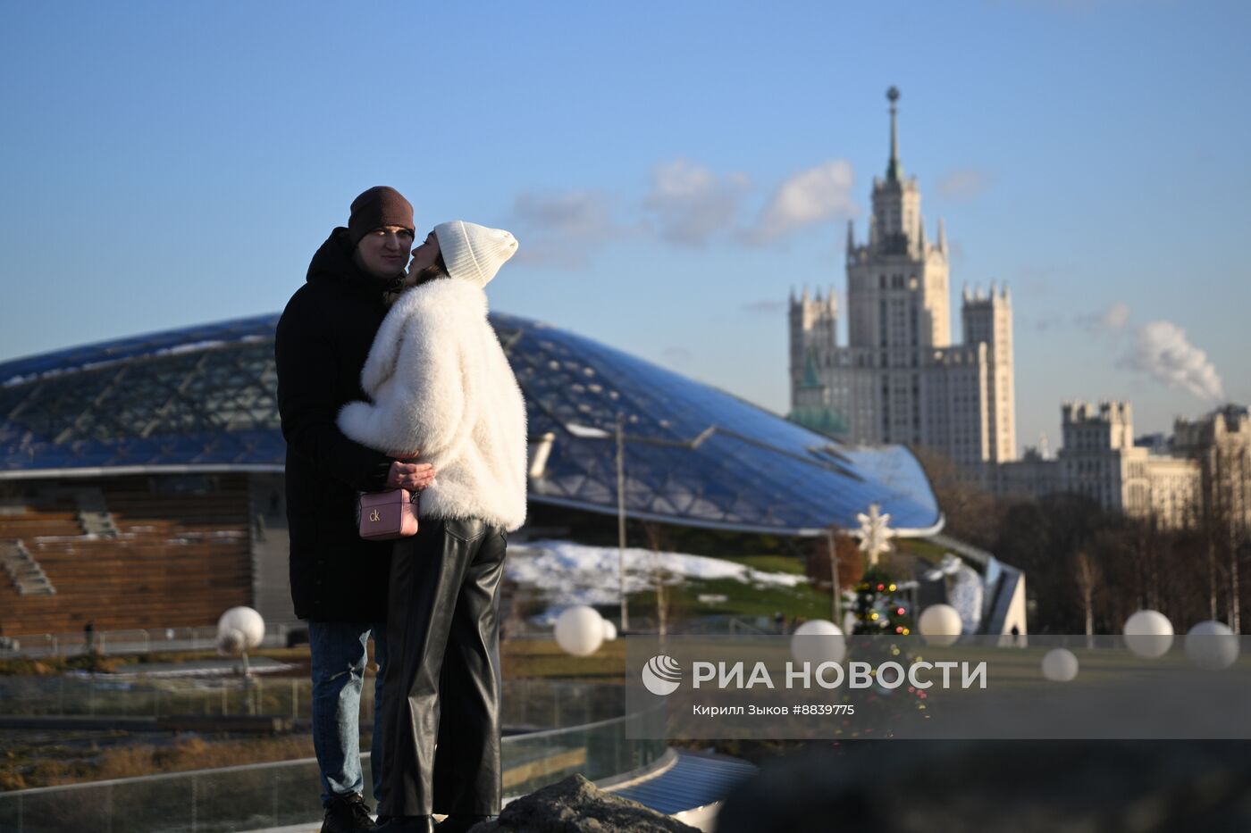 Теплая погода в Москве