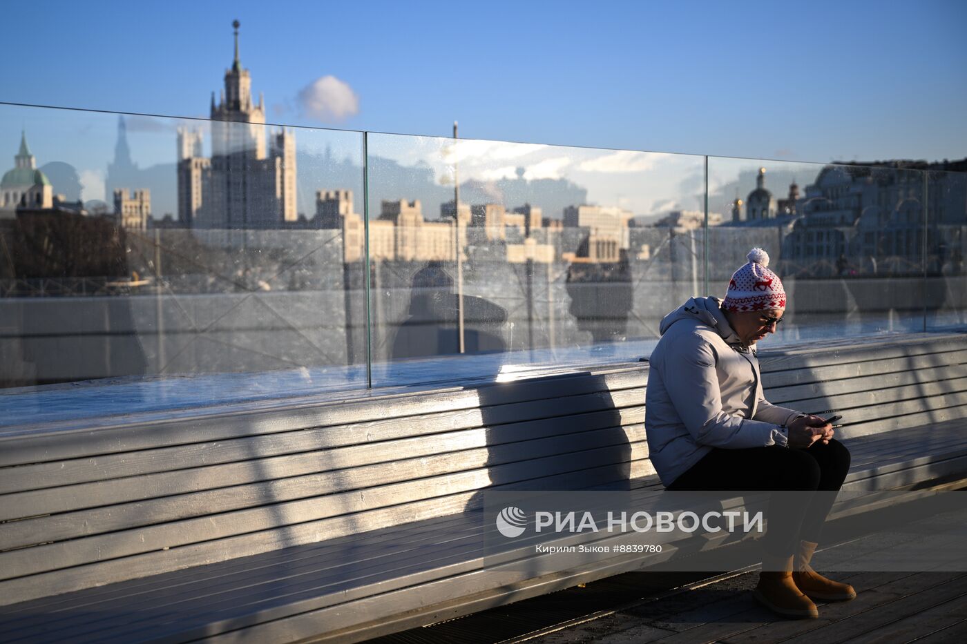 Теплая погода в Москве