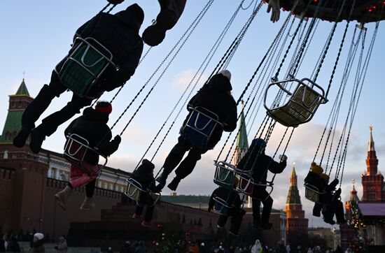 Теплая погода в Москве