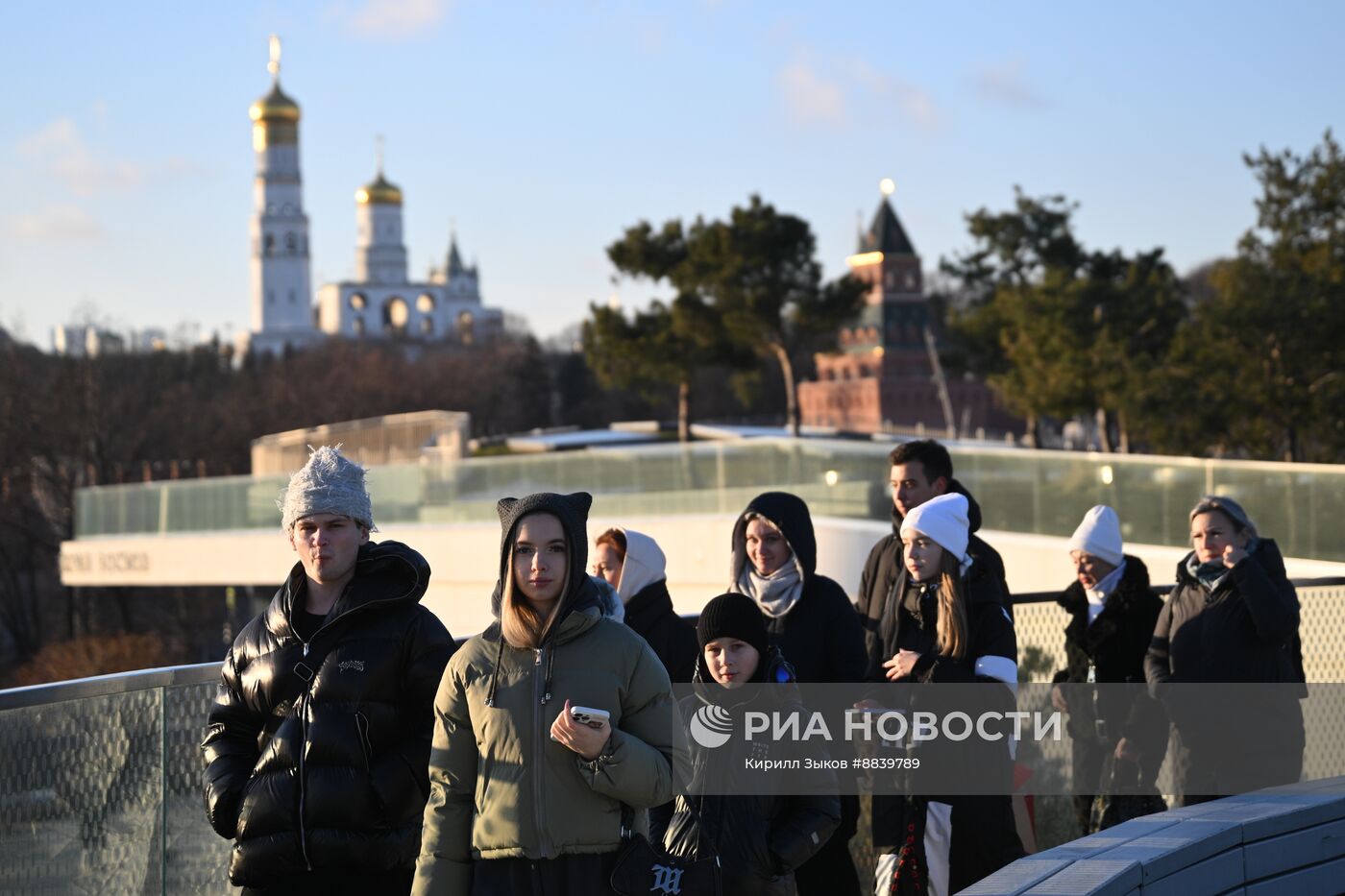 Теплая погода в Москве