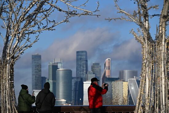 Теплая погода в Москве