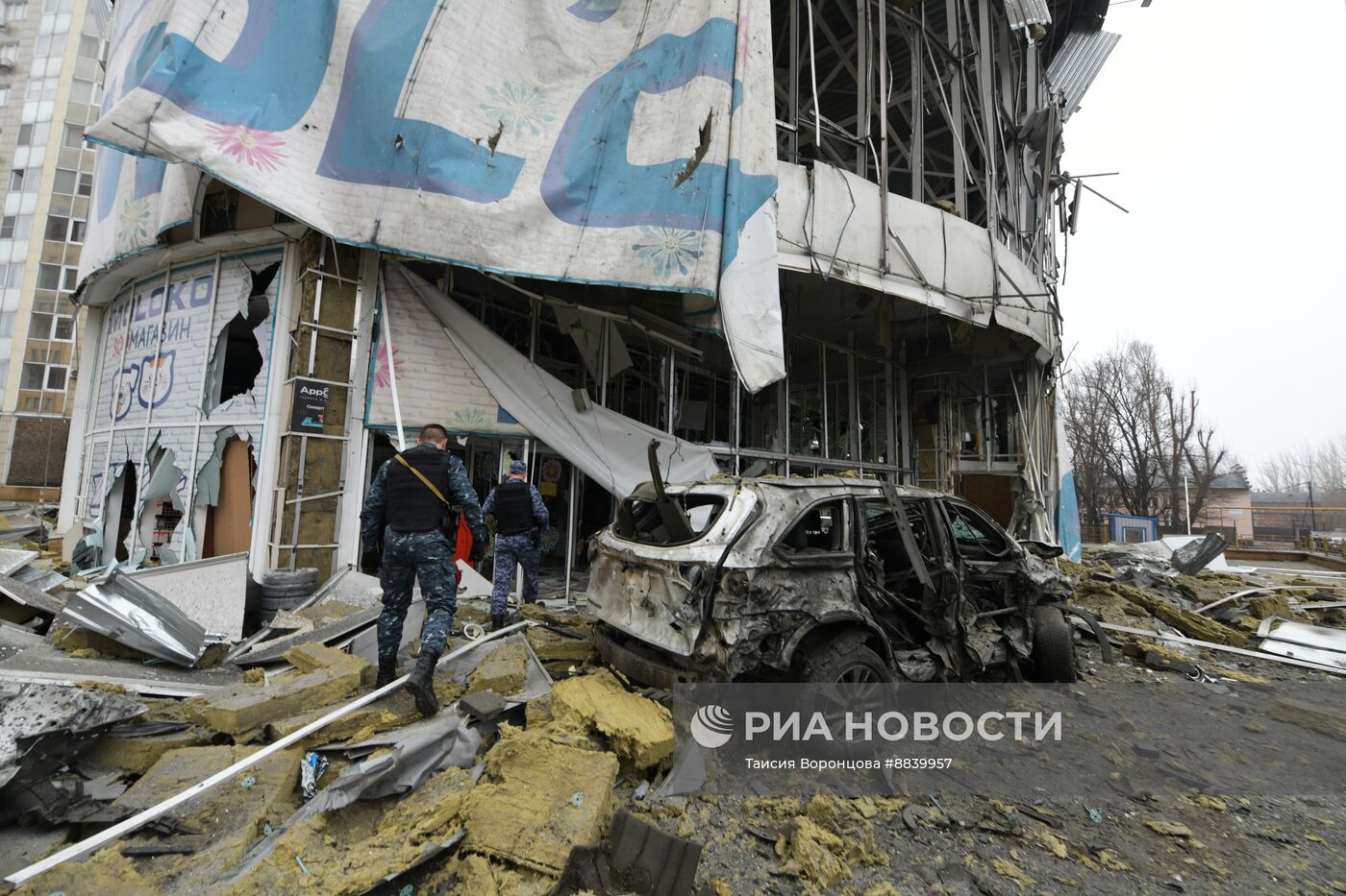 ВСУ нанесли ракетный удар по супермаркету в Донецке 